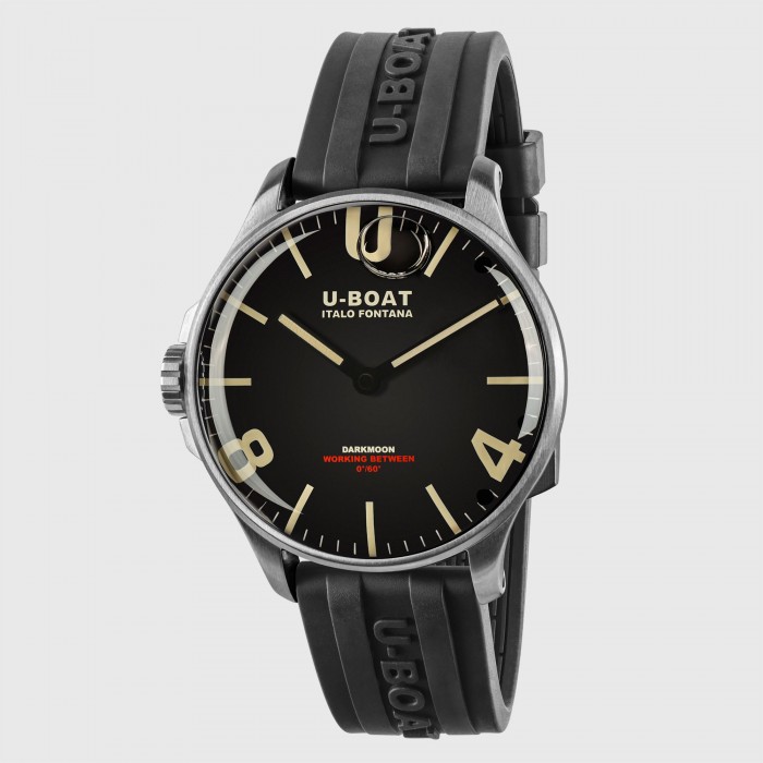 U-Boat Darkmoon 44mm black ss 8463/B