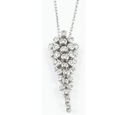 Pendente grappolo diamanti in oro 18Kt Cassiopea BIBIGì
