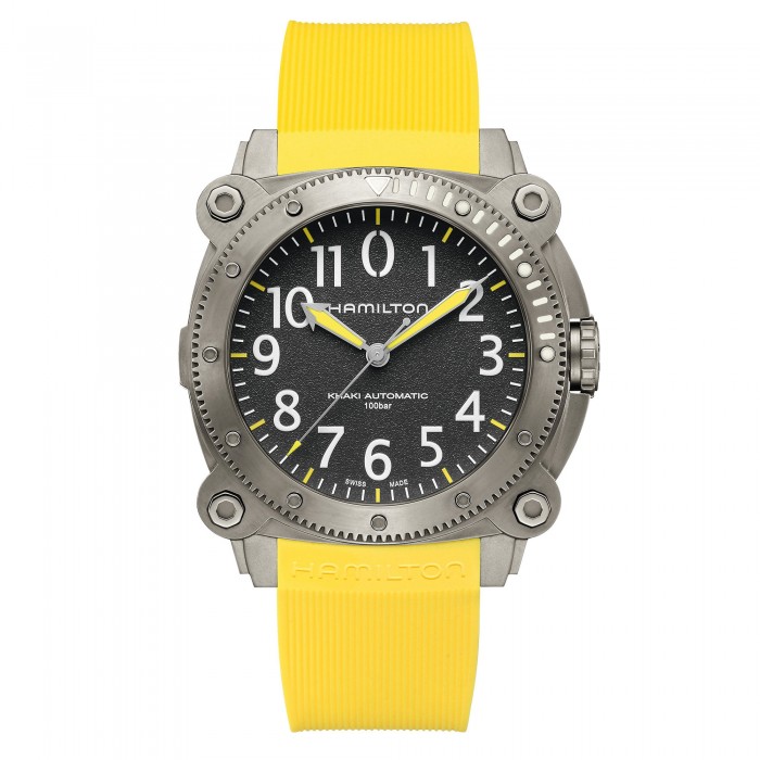 Hamilton khaki navy belowzero auto titanium H78535380