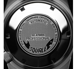 Squale 1521 Militaire Black Blasted Bracelet 1521MILBL.SQ20L