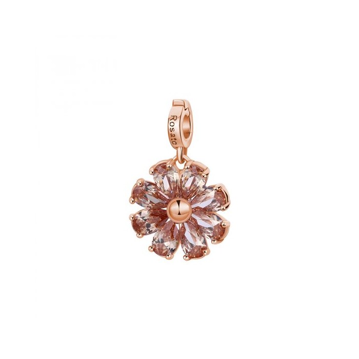 Ciondolo fiore arancio in argento 925 Rosato RZLE069
