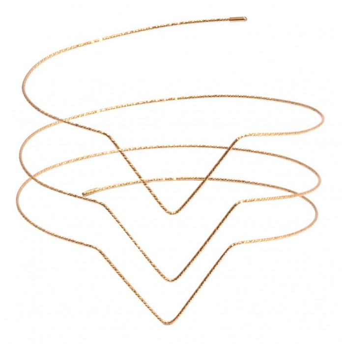 Bracciale in oro giallo 18Kt a tre punte Venus 301 MagicWire