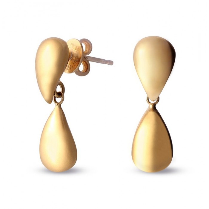 Orecchini in argento 925 dorato Boule con gocce 703YOK7288000-6471 UNOAERRE