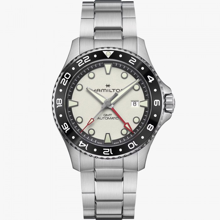 Hamilton khaki navy scuba GMT auto 43mm H82555150
