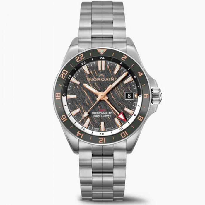 Norqain Adventure Neverest GMT Glacier 41 mm Ref. N1100.22S02.G01 – Automatico Swiss Made