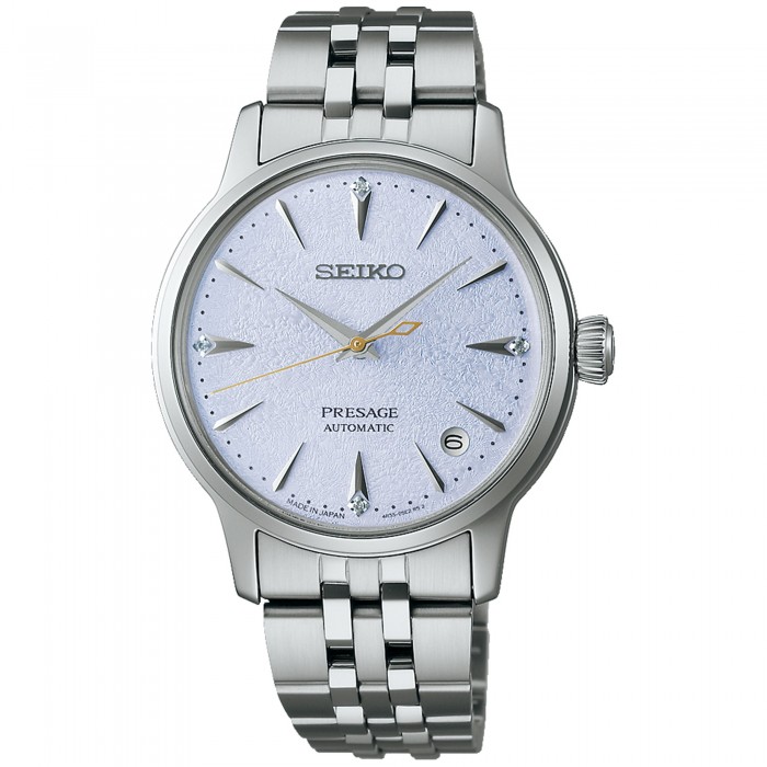 Seiko SRPL61J1 – Orologio Automatico Donna Presage Cocktail Frozen Sky Diving con Diamanti