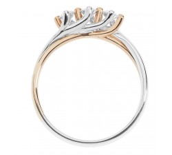 Trilogy Bicolore in Oro 18Kt e Diamanti ANB 2591 COMETE GIOIELLI