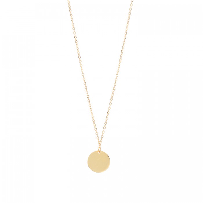 Girocollo in oro giallo 9Kt con pendente tondo KAGZ 006 Ambrosia
