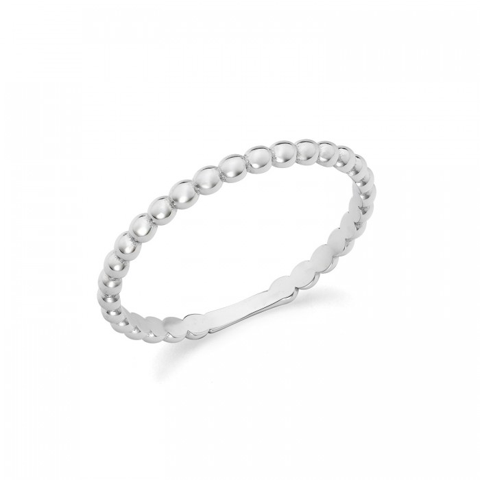 Anello in oro bianco 9Kt con sfere KAAZ 008 Ambrosia