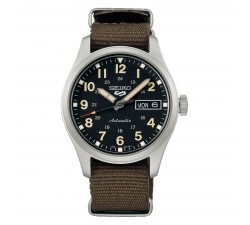 Seiko SRPJ85K1 5 Sports Field 36mm Automatico Nero