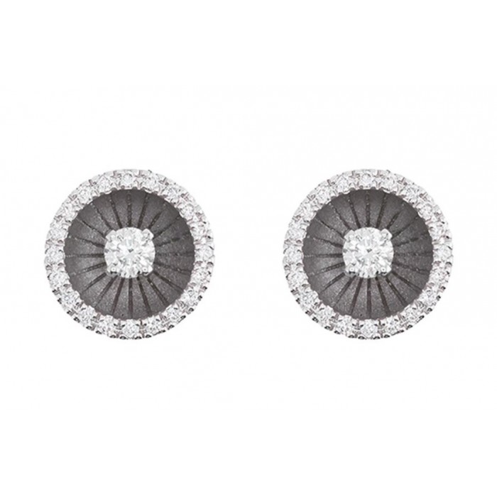 Orecchini Mystar con diamanti in oro black lava 18Kt GOR3831E Annamaria Cammilli