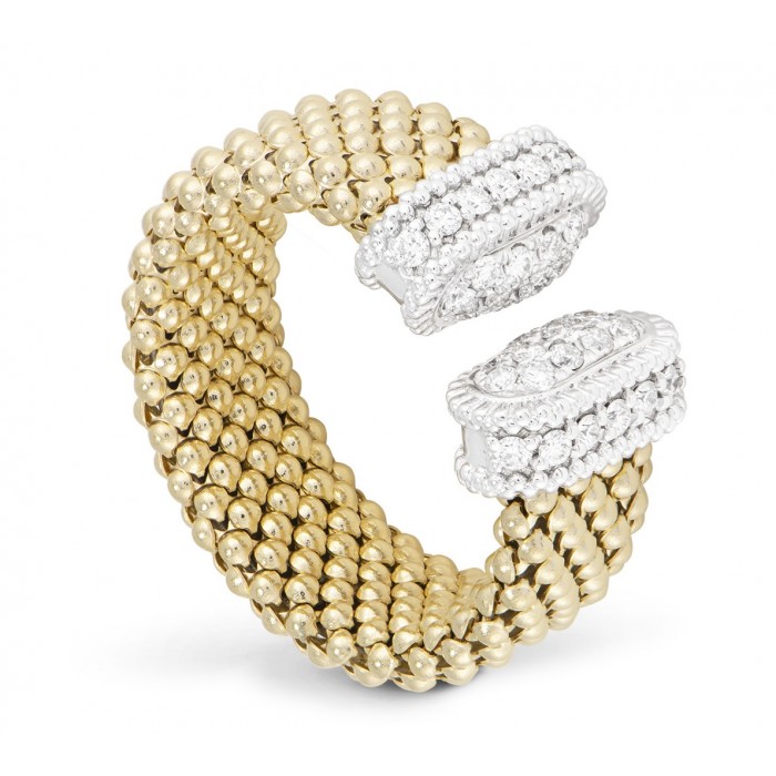 Anello Rio diamanti in oro giallo 18Kt M6087AB3/B Piero Milano Gioielli