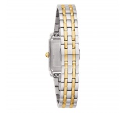 Cassa rettangolare bicolore Bulova