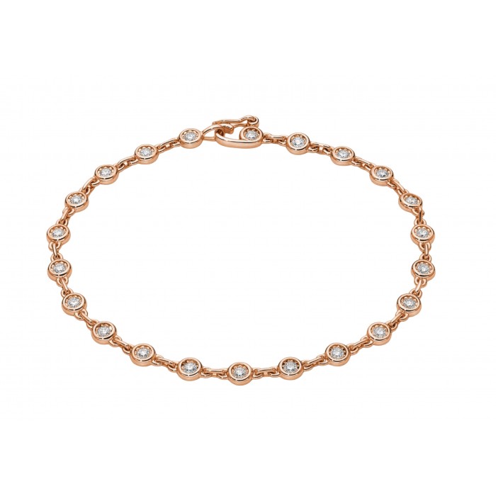 Bracciale snodato con diamanti in oro 18Kt DBF12974.S066 DonnaOro Jewels