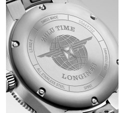 Longines Spirit Zulu Time 39 mm Blu GMT Ref. L3.802.4.93.6