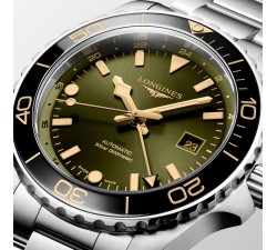 Longines HydroConquest GMT Ref. L3.890.4.06.6 quadrante verde