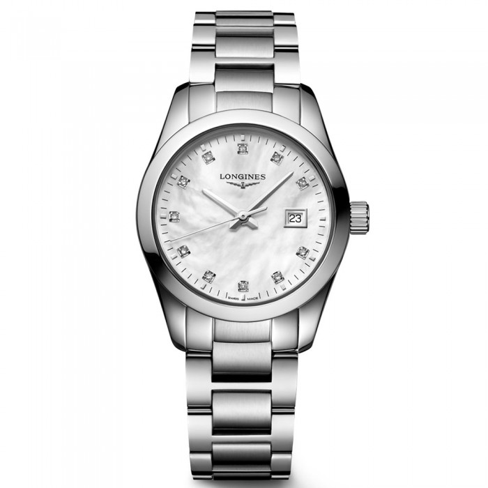 Longines Conquest Classic 29.5mm Madreperla Diamanti Ref. L2.286.4.87.6
