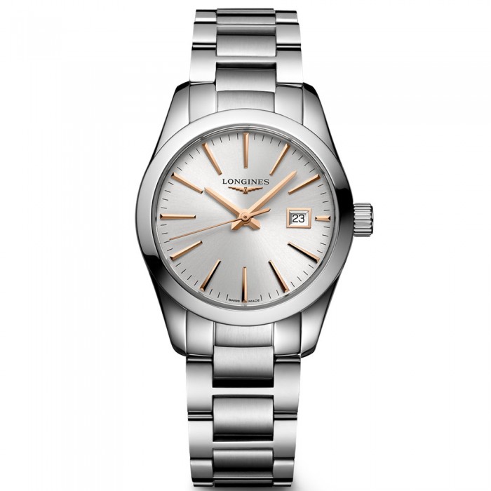 Longines Conquest Classic 29,5mm Silver Ref. L2.286.4.72.6