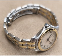 Cartier Cougar Acciaio Oro Quarzo Ref. 187906  – Orologio Usato