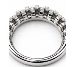 Anello a gradini con Diamanti 0,84 ct in oro 18Kt - DIENNECI GIOIELLI