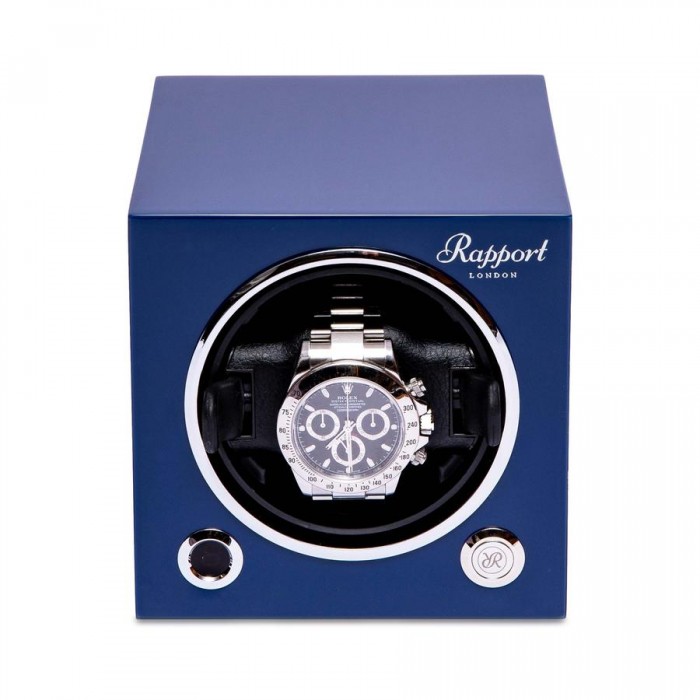 Evo Single Watch Winder Blu Evo42 Rapport London