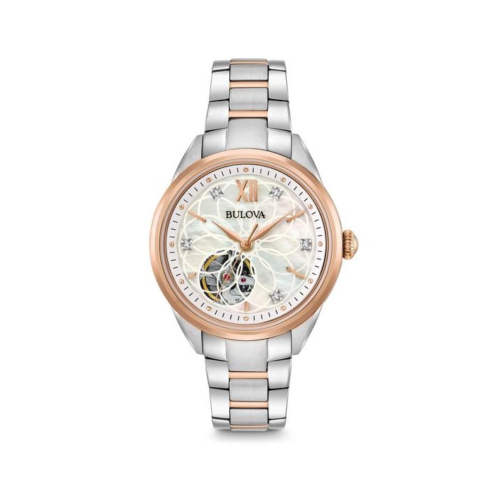 Bulova Sutton Lady Automatic Diamonds 98P170